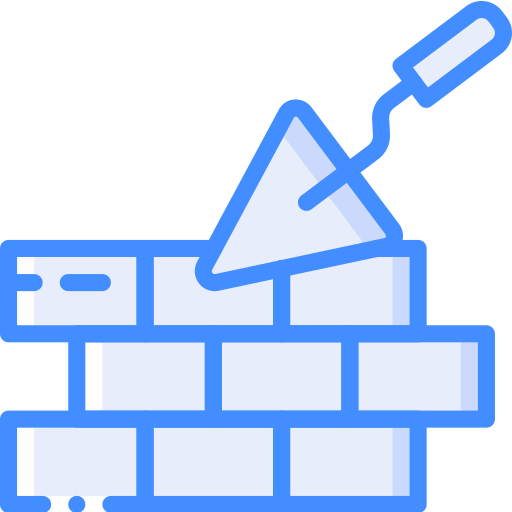 Brickwall icon Basic Miscellany Blue