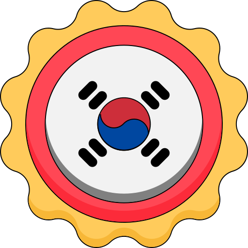 corea del sur icono gratis