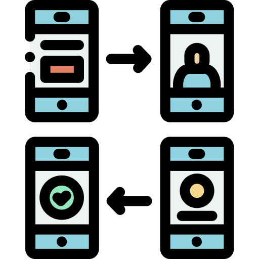 Data flow - free icon