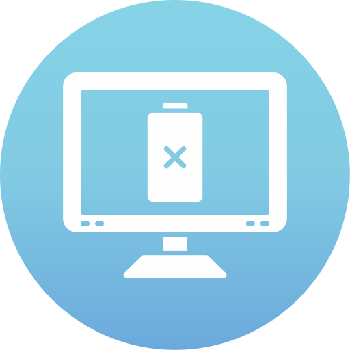 batería baja icono gratis