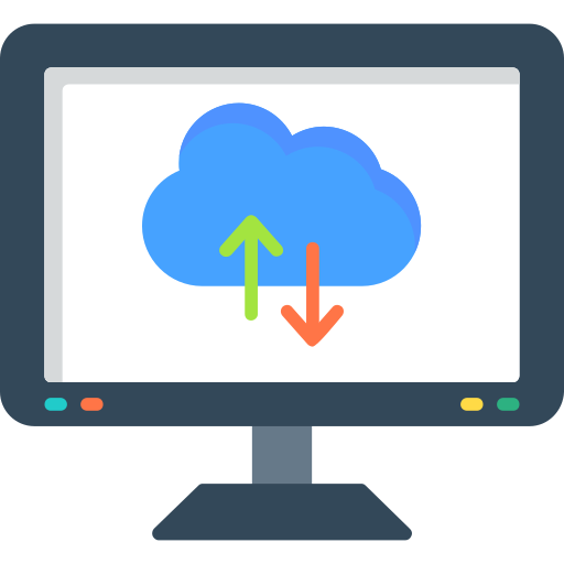 computación en la nube icono gratis