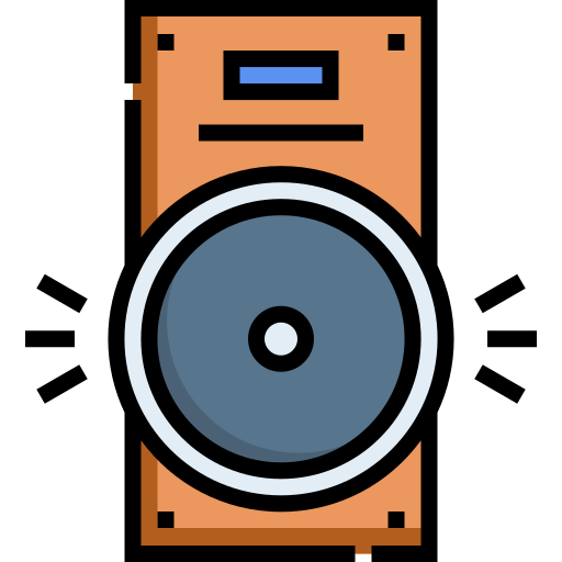 altavoz de audio icono gratis