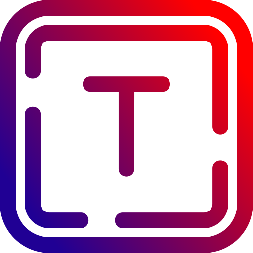 letra t icono gratis