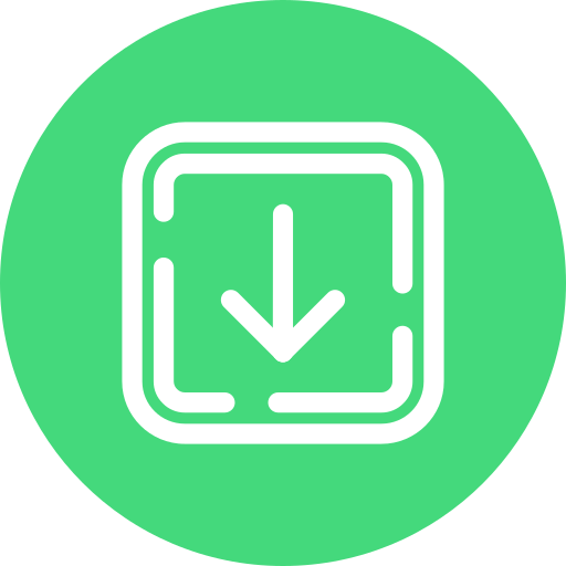 flecha hacia abajo icono gratis