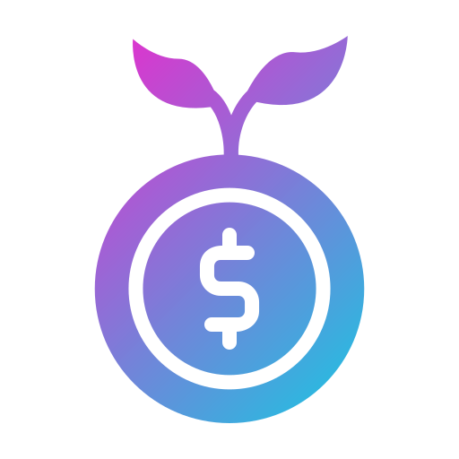 Money growth free icon