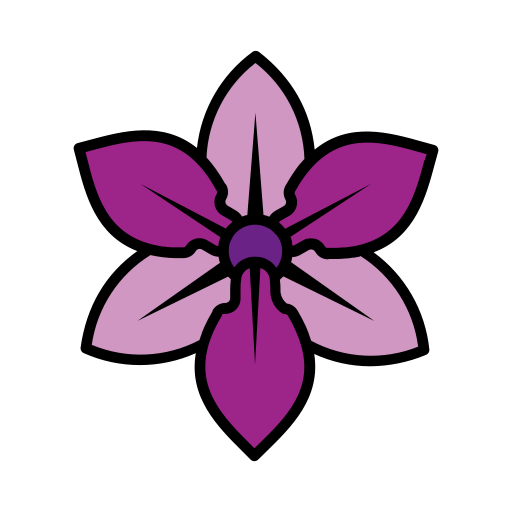 orquídea icono gratis