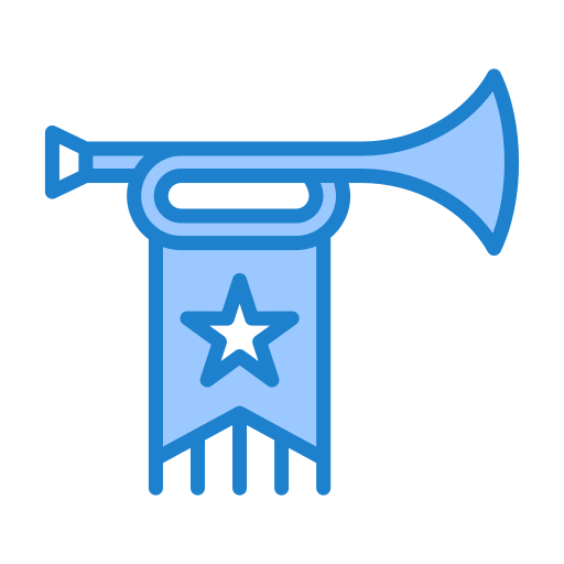 trompeteo icono gratis