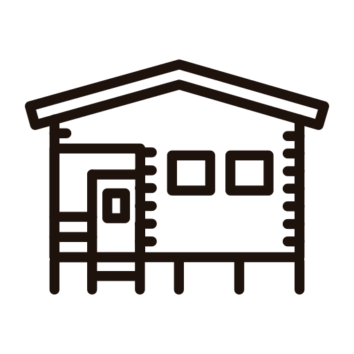 bungalow Icône gratuit