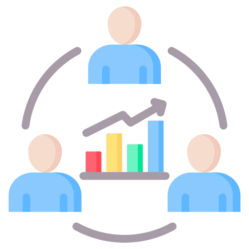 equipo de negocios icono gratis