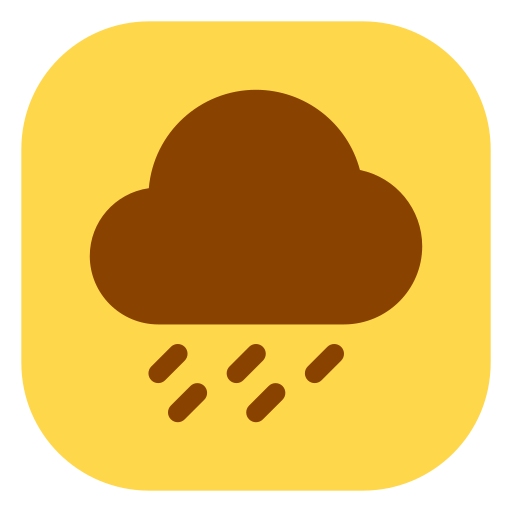 lluvia pesada icono gratis