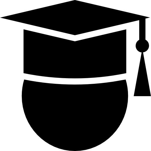 Graduate Vector Market Fill icon