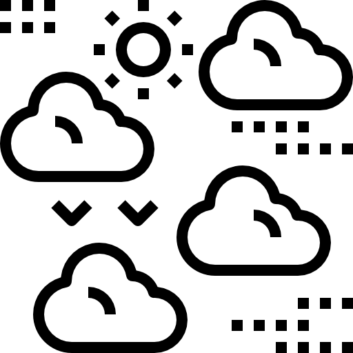 nubes icono gratis