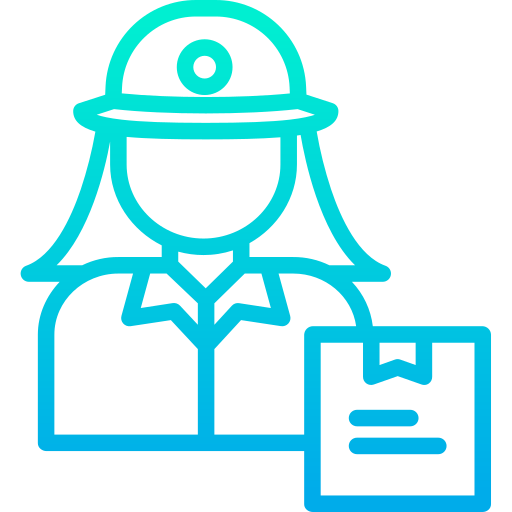 Repartidora icono gratis