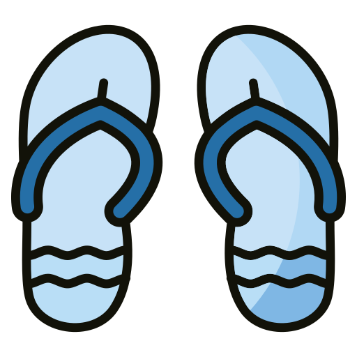 chancletas icono gratis