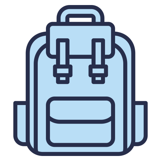 Backpack free icon
