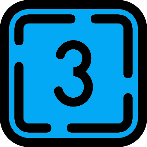Three free icon
