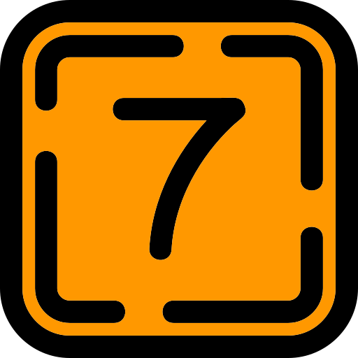 Seven free icon Seven free icon