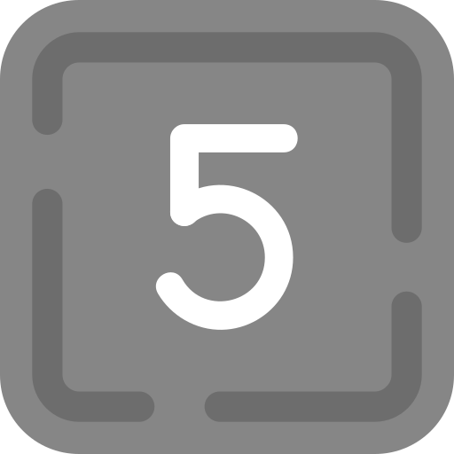 Five free icon Five free icon