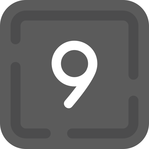 Nine free icon Nine free icon