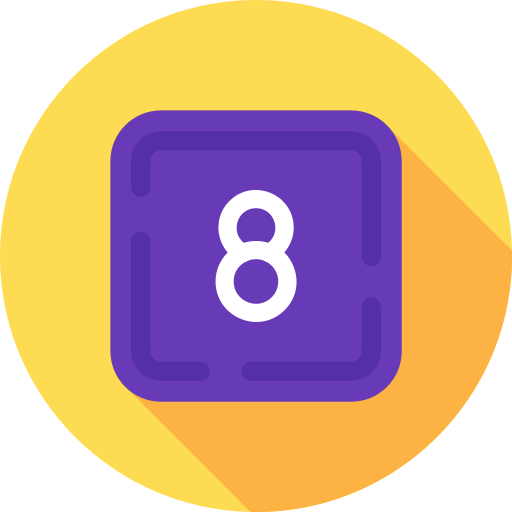 ocho icono gratis