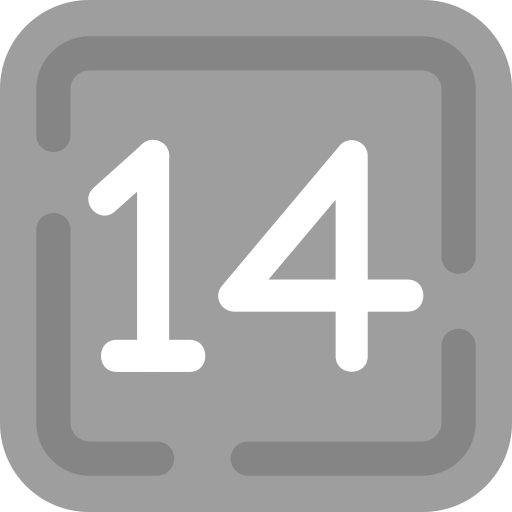 catorce icono gratis