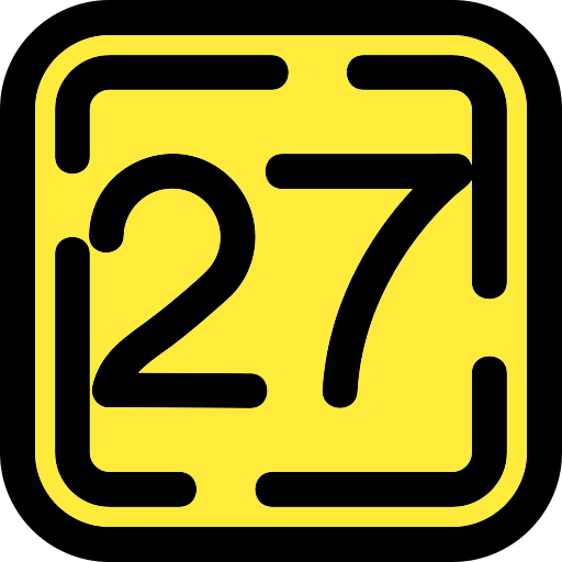 Twenty seven free icon Twenty seven free icon