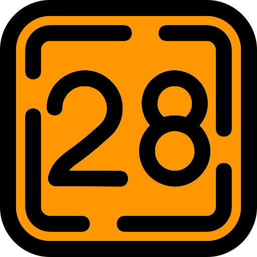 Twenty eight free icon Twenty eight free icon