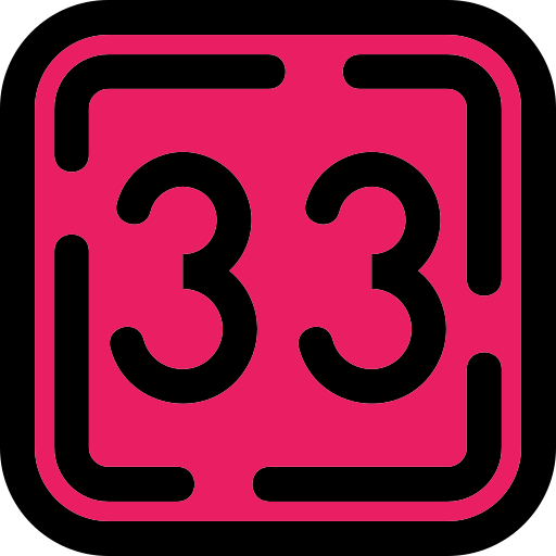 Thirty three free icon Thirty three free icon