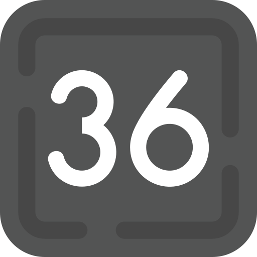 trente-six Icône gratuit trente-six Icône gratuit