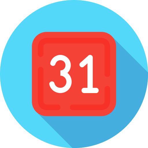 Thirty one free icon