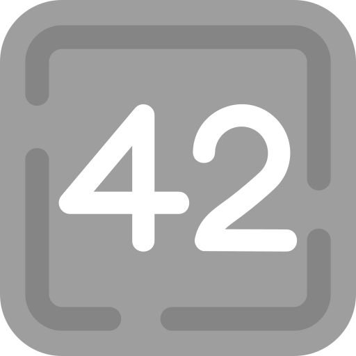 zweiundvierzig kostenlos Icon