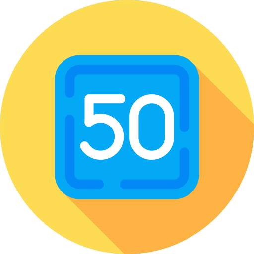 fünfzig kostenlos Icon