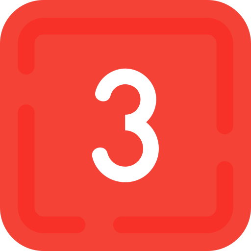 Three free icon Three free icon