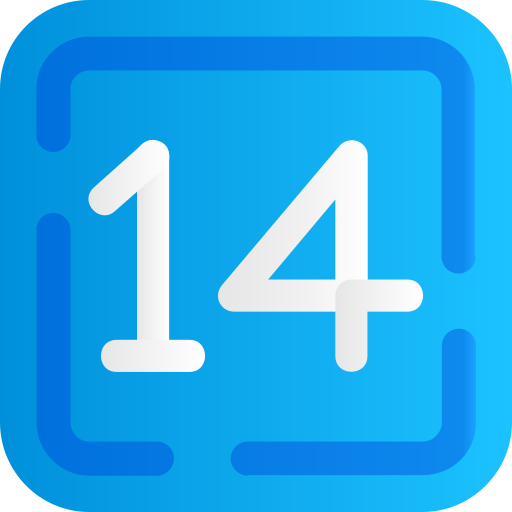 catorce icono gratis