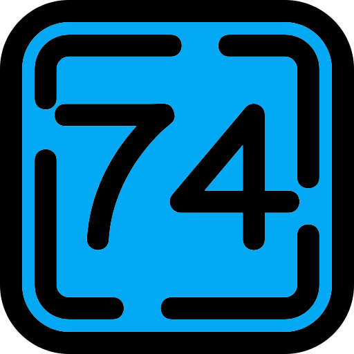 Seventy four free icon
