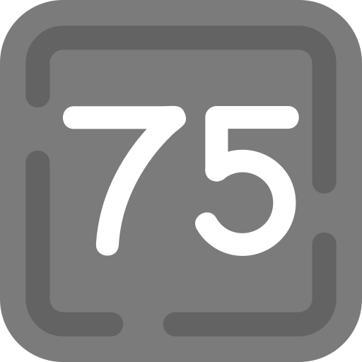 Seventy five free icon Seventy five free icon