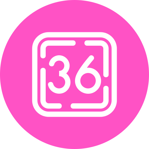 sechsunddreißig kostenlos Icon