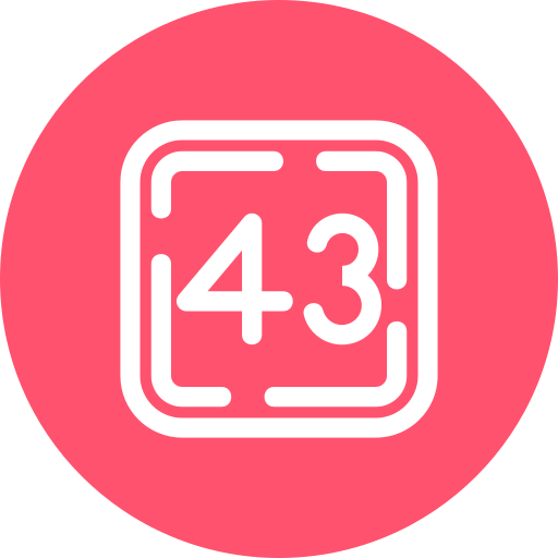Forty three free icon Forty three free icon