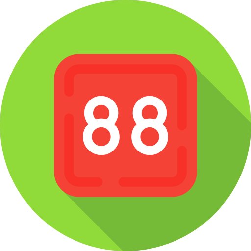 Eighty eight free icon Eighty eight free icon