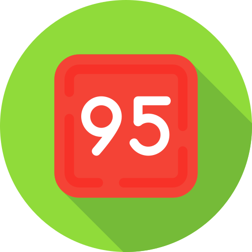 Ninety five free icon Ninety five free icon