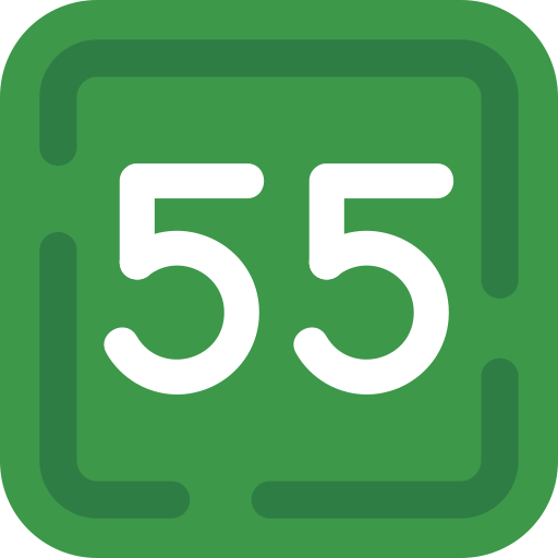 fünfundfünfzig kostenlos Icon
