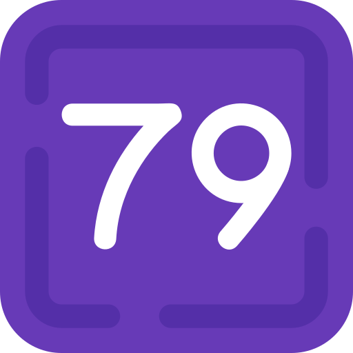 Seventy nine free icon