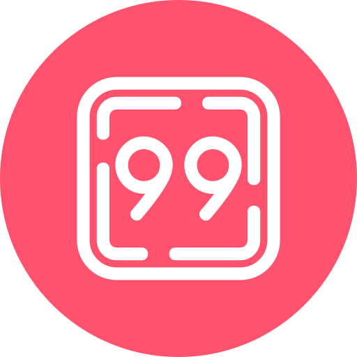 quatre-vingt-dix-neuf Icône gratuit
