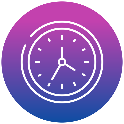 hora del reloj icono gratis