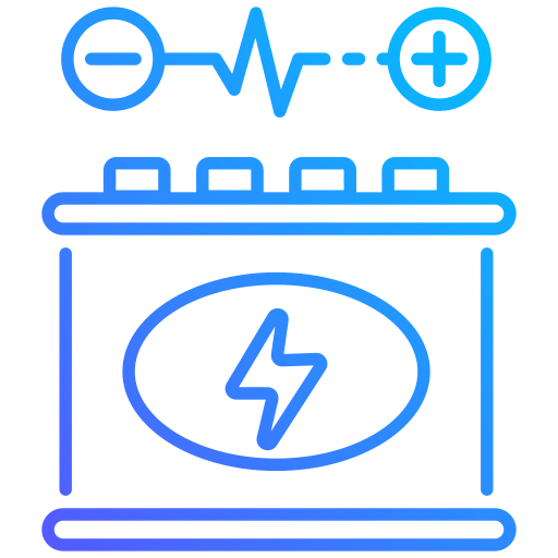 batería de coche icono gratis
