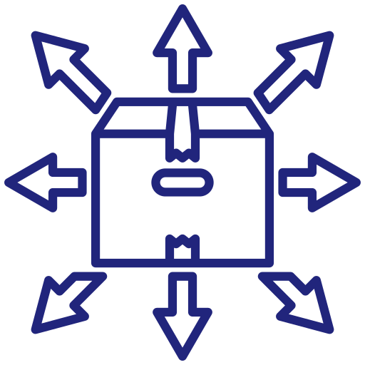 Distribution free icon