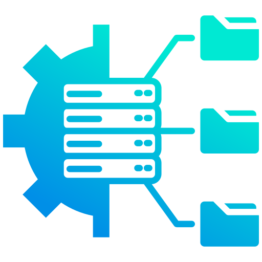 organización de archivos icono gratis