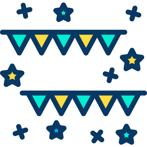 Guirnaldas icono gratis