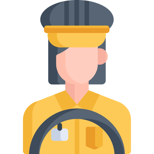 conductor de taxi icono gratis