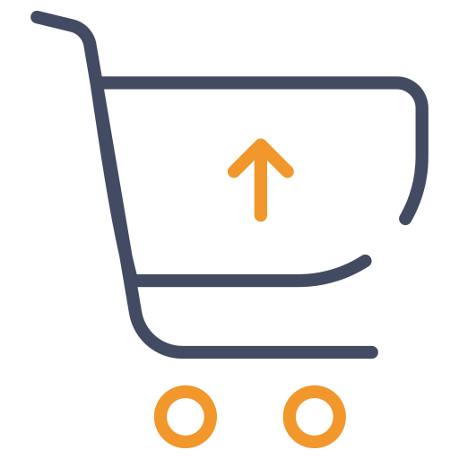 carrinho de compras grátis ícone